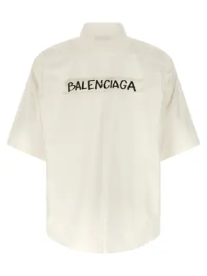 'Masking Tape' shirt 857810TRM289000 BALENCIAGA White
