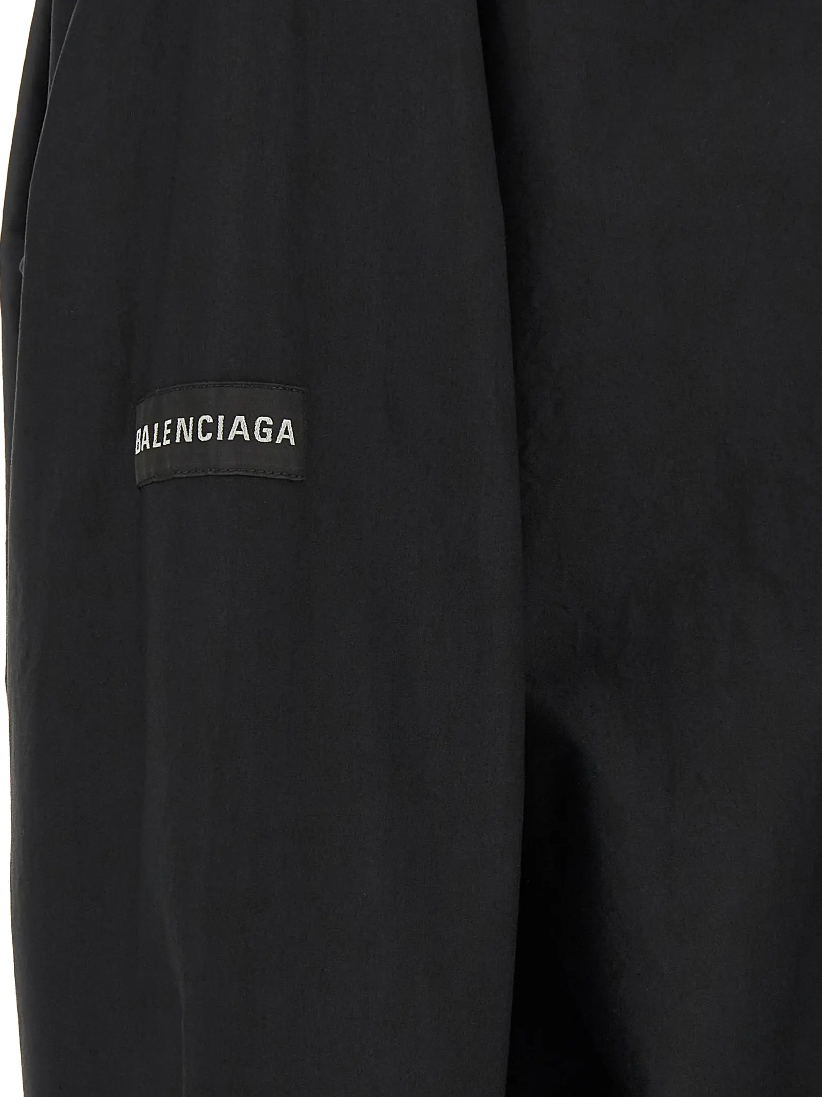 Сорочка Balenciaga Logo Patch Чорна 5 Logo patch shirt Spring Summer 2026 BALENCIAGA Black