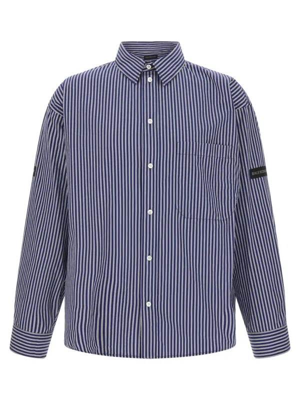 Striped shirt BALENCIAGA Blue