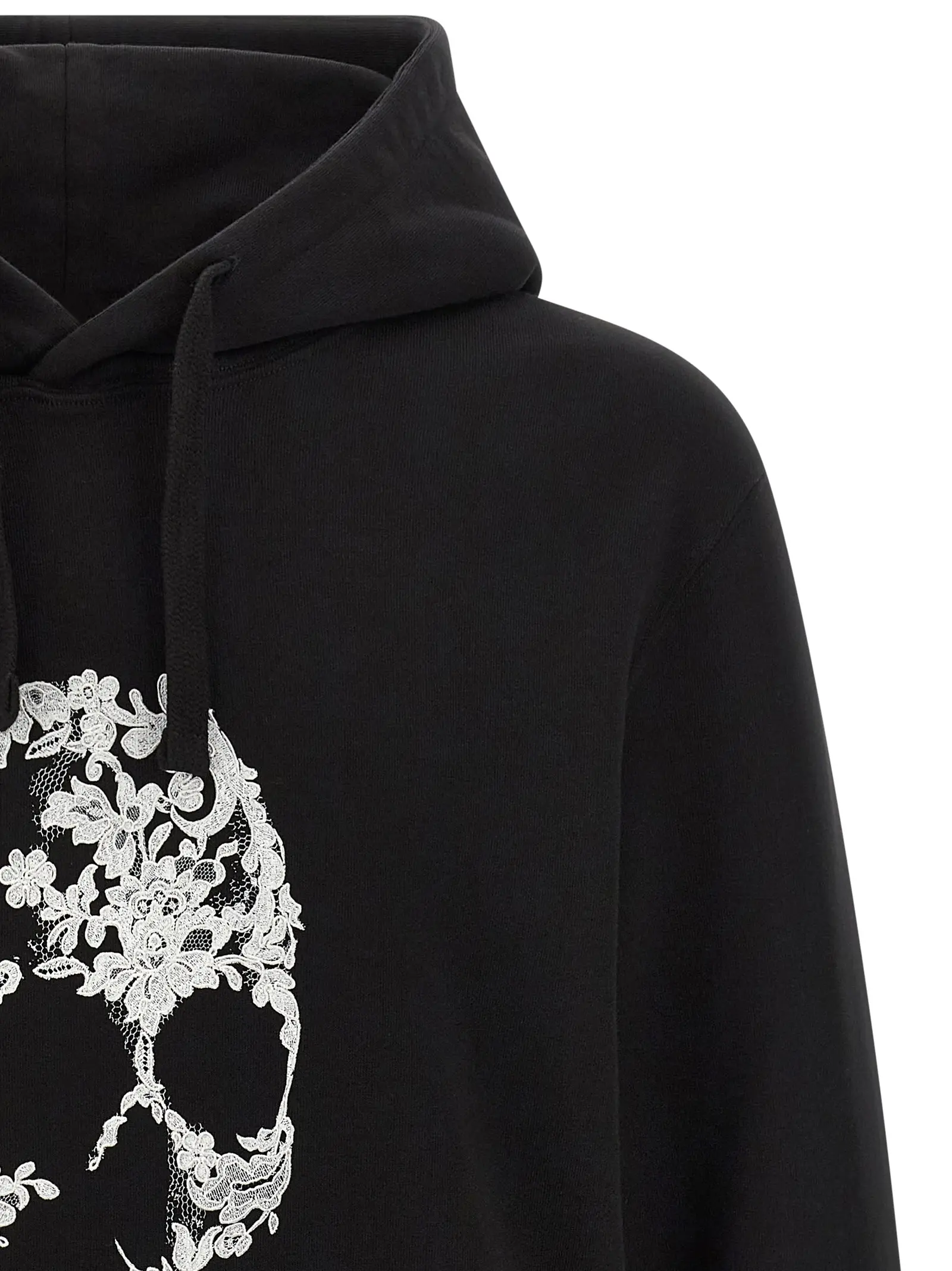 Худі Mcqueen Skull Чорно-біле 3 'Skull' hoodie Man MCQUEEN White/Black