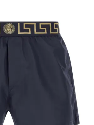 'Greca' swimsuit Man VERSACE Blue