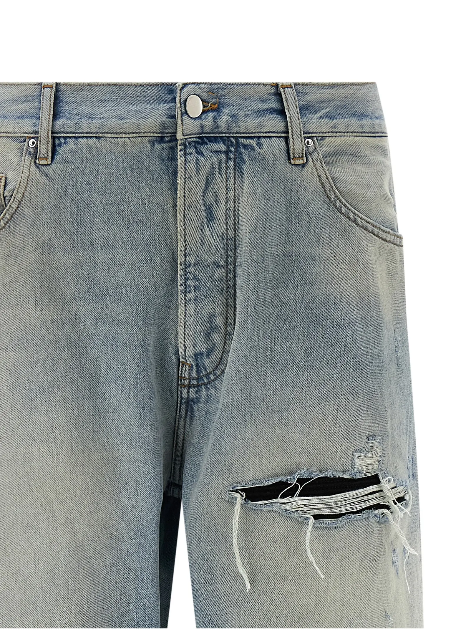 Джинси Amiri MX1 Straight Flare Блакитні 3 'MX1 Straight Flare' jeans Man AMIRI Light Blue