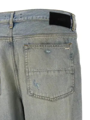 'MX1 Straight Flare' jeans 100% cotton AMIRI Light Blue