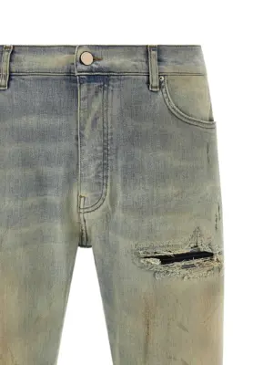 'Suede MX1' jeans Man AMIRI Beige