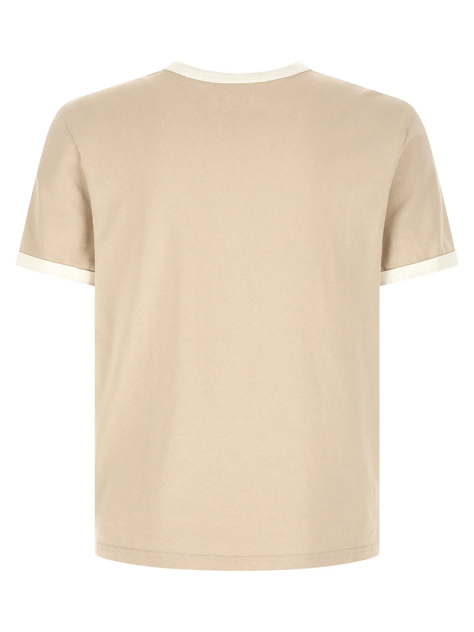 Футболка A. P. C. Logo Embroidery Бежева 2 Logo embroidery t-shirt COHBQH26529AAE A.P.C. Beige