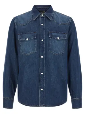 'Western' shirt A.P.C. Blue