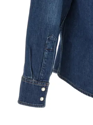 'Western' shirt 100% biological cotton A.P.C. Blue