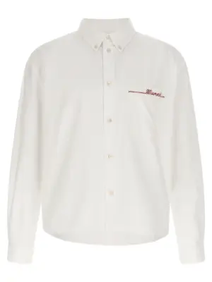 Embroidery shirt MARNI White