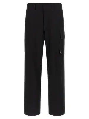 Gabardine trousers FENDI Black