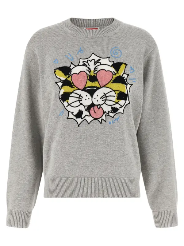 'KENZO Wild Tiger' sweater KENZO Gray