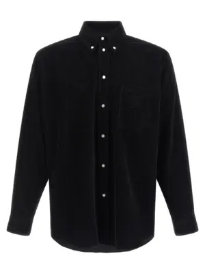 Corduroy shirt FENDI Black