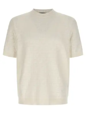 'FF' sweater FENDI White