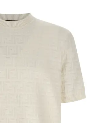 'FF' sweater Man FENDI White