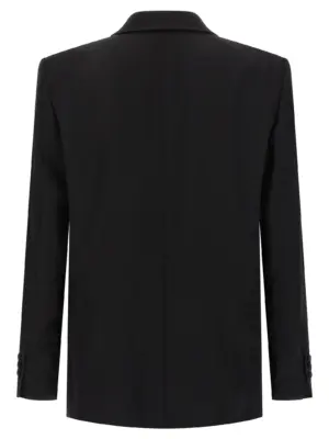Crystal blazer GH1SE492PD31EAP BALMAIN Black