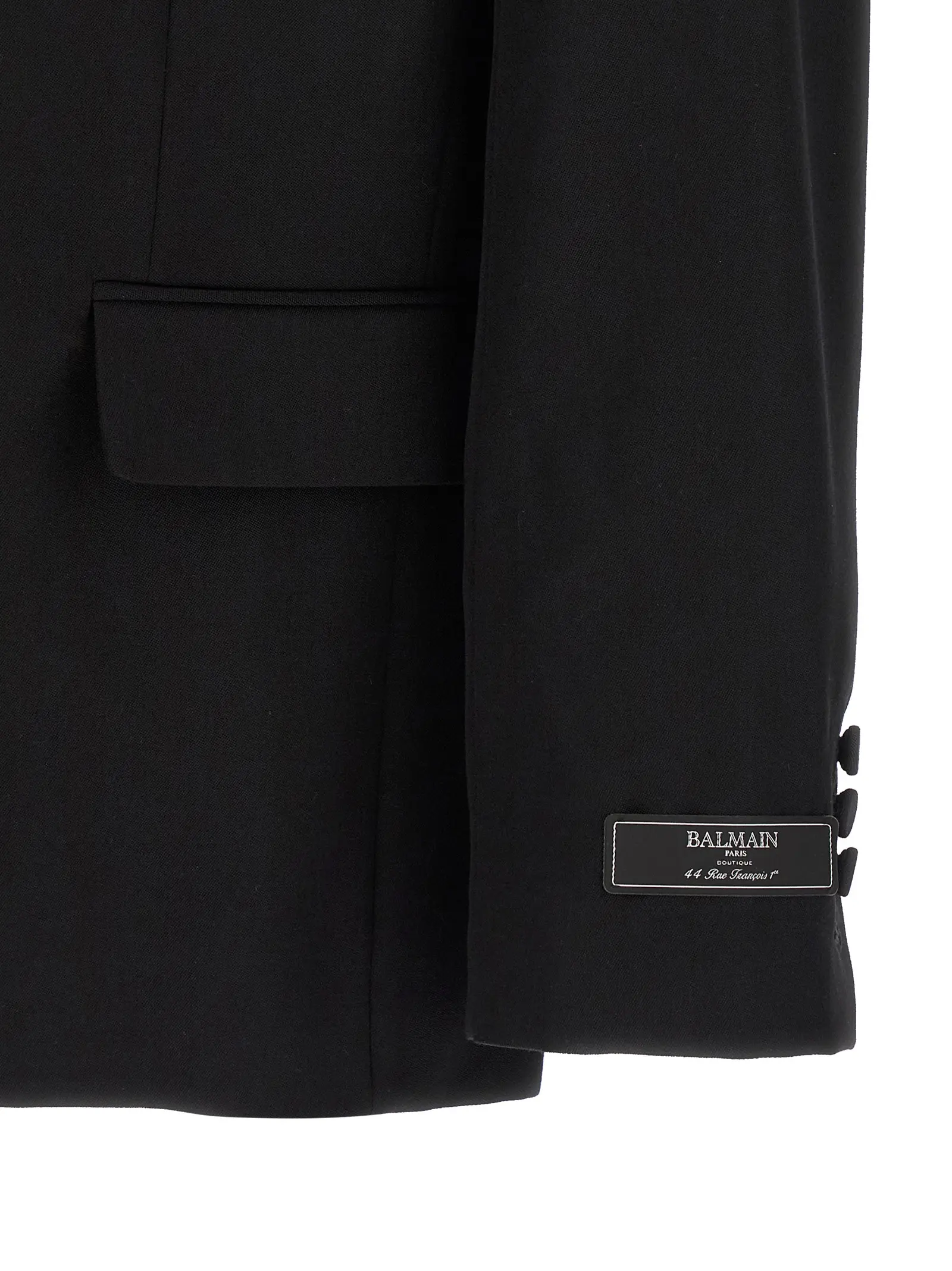 Блейзер Balmain Crystal Чорний 4 Crystal blazer 100% virgin wool BALMAIN Black