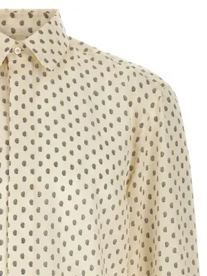 Paisley print shirt Man TOM FORD Beige