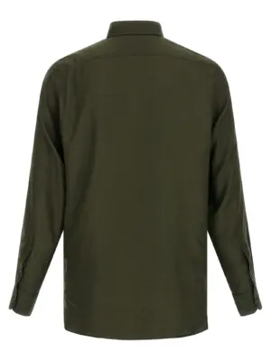 Button-down shirt HSO002FMT058GAL TOM FORD Green
