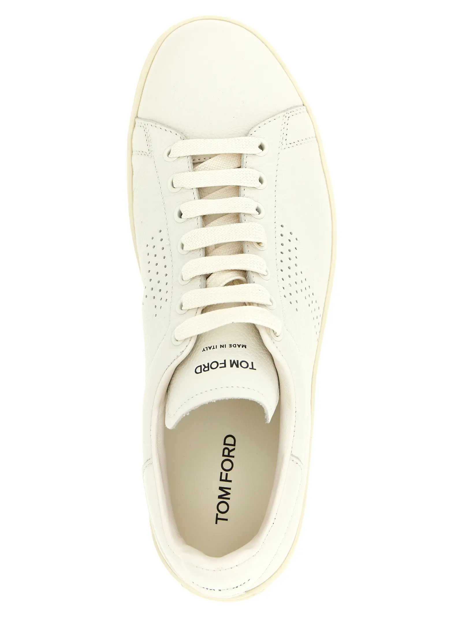 Кросівки Tom Ford Warwick Білі 4 'Warwick' sneakers 95% lh 3% cotton 2% br TOM FORD White