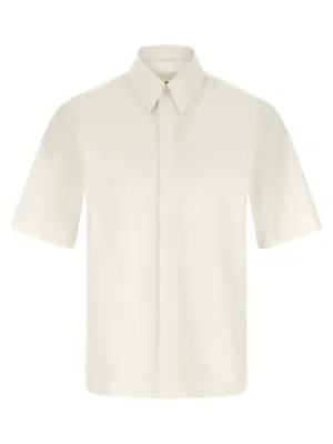Logo embroidery shirt JIL SANDER White