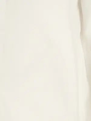 Logo embroidery shirt 100% cotton JIL SANDER White