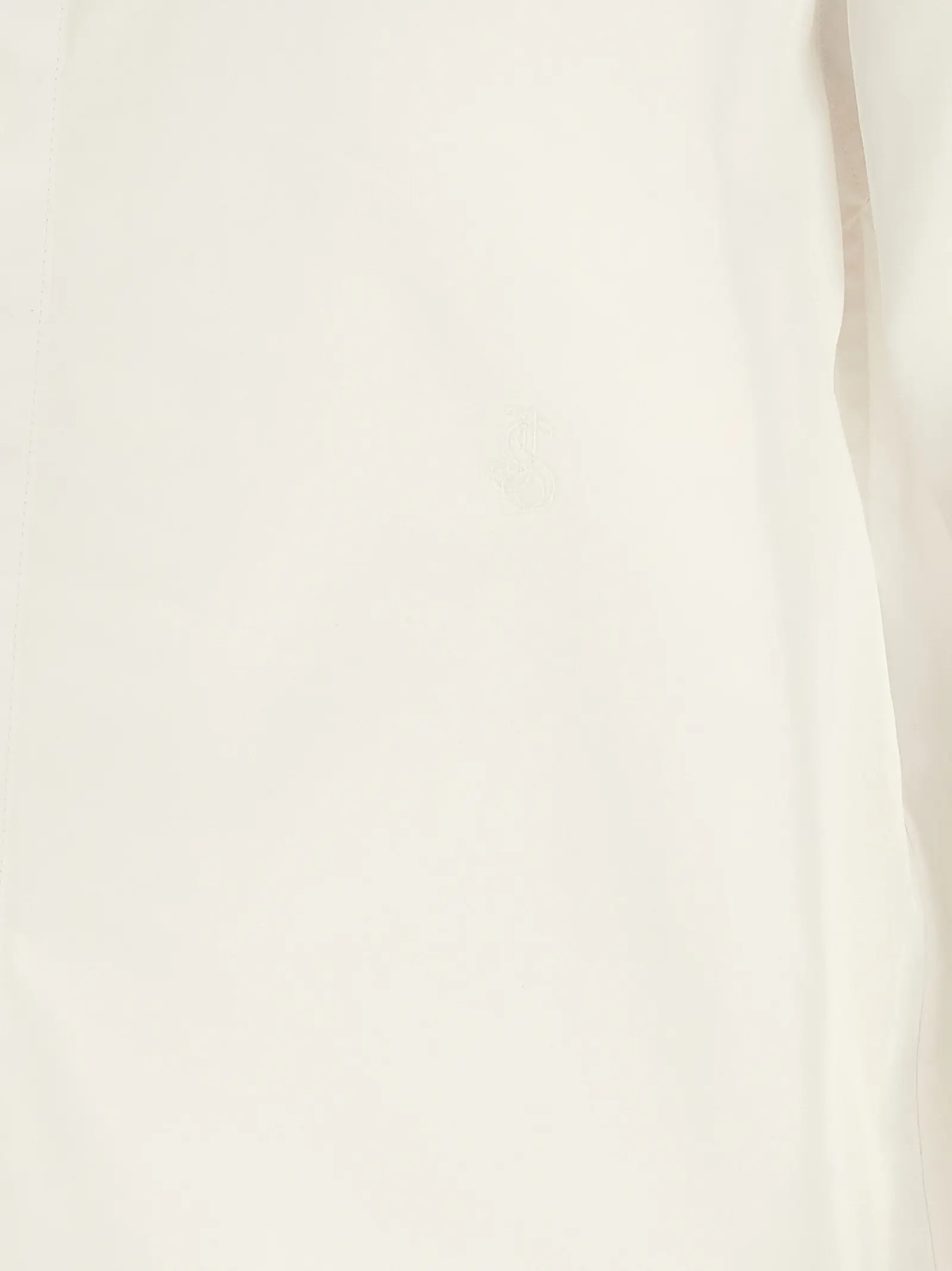 Сорочка Jil Sander з вишитим логотипом Біла 4 Logo embroidery shirt 100% cotton JIL SANDER White