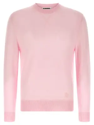 Logo embroidery sweater JIL SANDER Pink