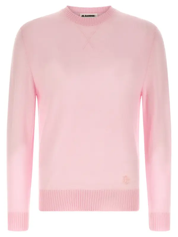 Logo embroidery sweater JIL SANDER Pink