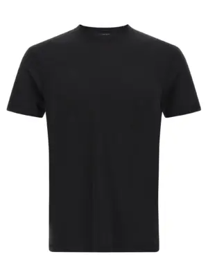 Logo embroidery t-shirt TOM FORD Black