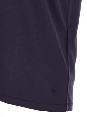 Logo embroidery t-shirt 67% lyocell 33% cotton TOM FORD Blue