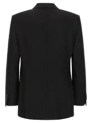 Satin striped blazer JLNP02W0114NAA TOM FORD Black