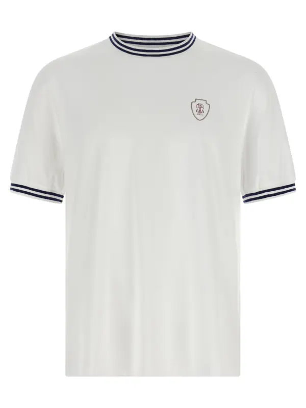 Solomeo coat of arms t-shirt BRUNELLO CUCINELLI White