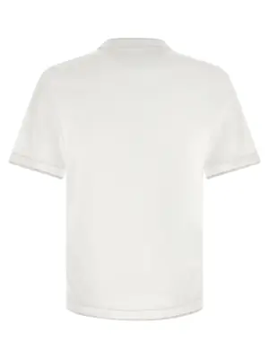 Double layer t-shirt M0B137451GCW787 BRUNELLO CUCINELLI White