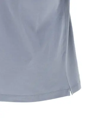 Logo print T-shirt 100% cotton BRUNELLO CUCINELLI Light Blue