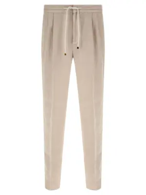 Linen trousers BRUNELLO CUCINELLI Beige