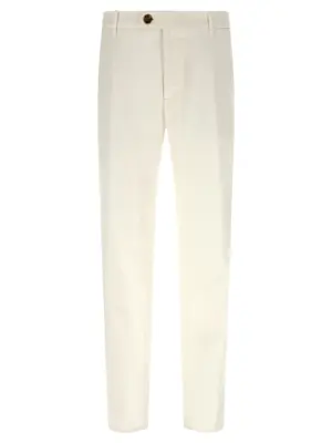 American Pima Cotton pants BRUNELLO CUCINELLI White