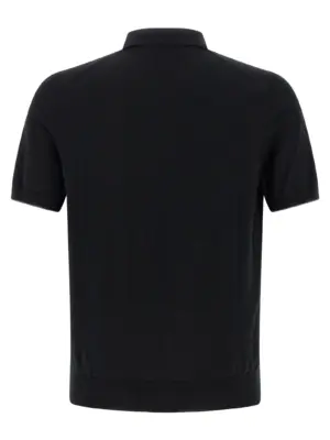 Cotton polo shirt M29800145CH101 BRUNELLO CUCINELLI Black