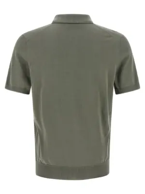 Cotton polo shirt M29800145CXS05 BRUNELLO CUCINELLI Green