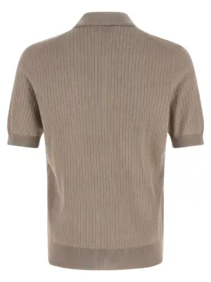 Operated coast polo shirt M29806205C7946 BRUNELLO CUCINELLI Beige