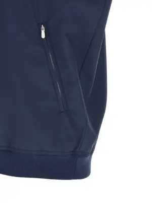 Logo nylon vest 93% polyester 7% polyurethane BRUNELLO CUCINELLI Blue