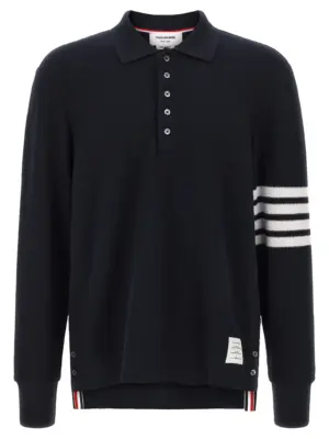 '4 Bar' polo shirt THOM BROWNE Blue