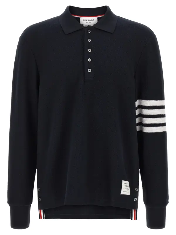 '4 Bar' polo shirt THOM BROWNE Blue