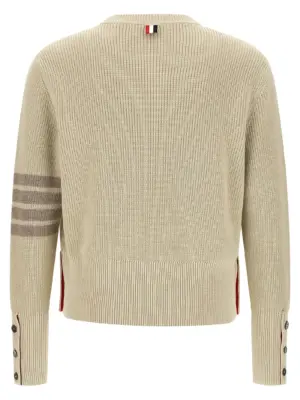 '4BAR' sweater MKA580AY3065260 THOM BROWNE Beige