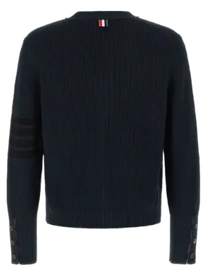 'Garment Dye' cardigan MKC635AY3065415 THOM BROWNE Blue