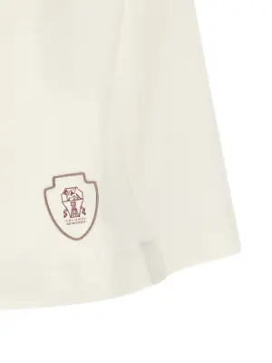 Interlock cotton bermuda shorts Spring Summer 2026 BRUNELLO CUCINELLI White