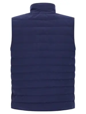 Quilted vest MM4791451CWG01 BRUNELLO CUCINELLI Blue