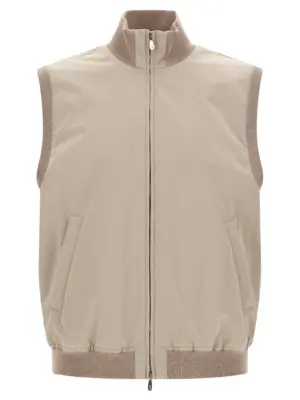 Thermore® padded vest BRUNELLO CUCINELLI Beige