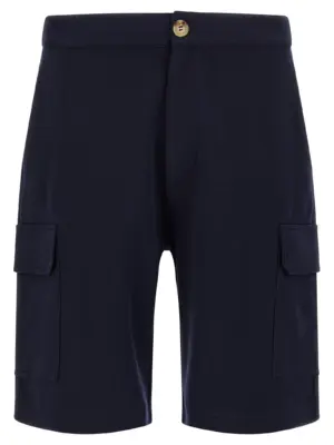 Cargo bermuda shorts BRUNELLO CUCINELLI Blue