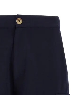 Cargo bermuda shorts Man BRUNELLO CUCINELLI Blue