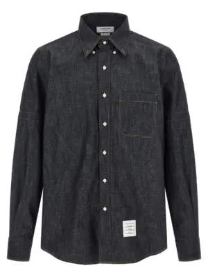 Denim shirt THOM BROWNE Blue