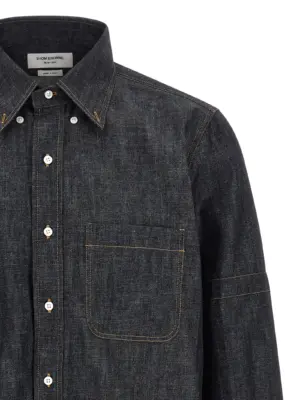 Denim shirt Man THOM BROWNE Blue